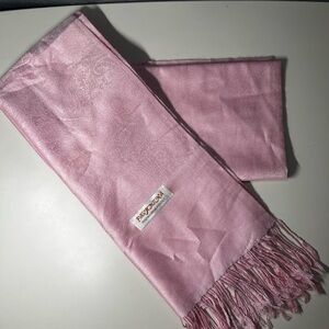 PASHMINA Pink Women's Scarf